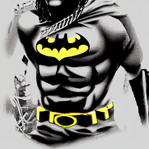 chief keef as a batman digital art very detailed 4 k detailed super realistic