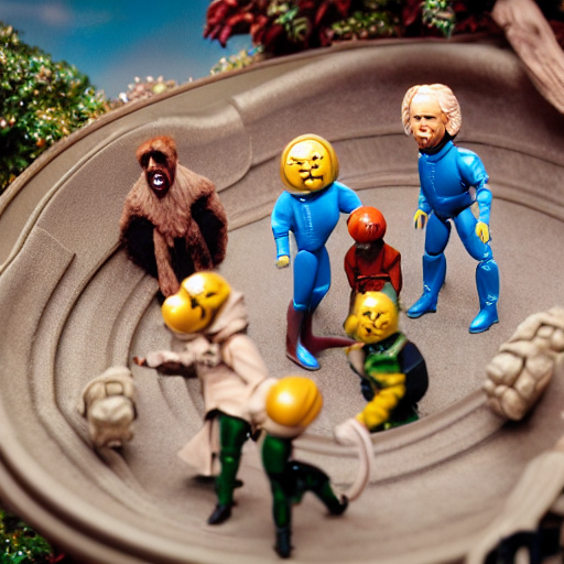 prompthunt a detailed photo of the characters from spaceballs as