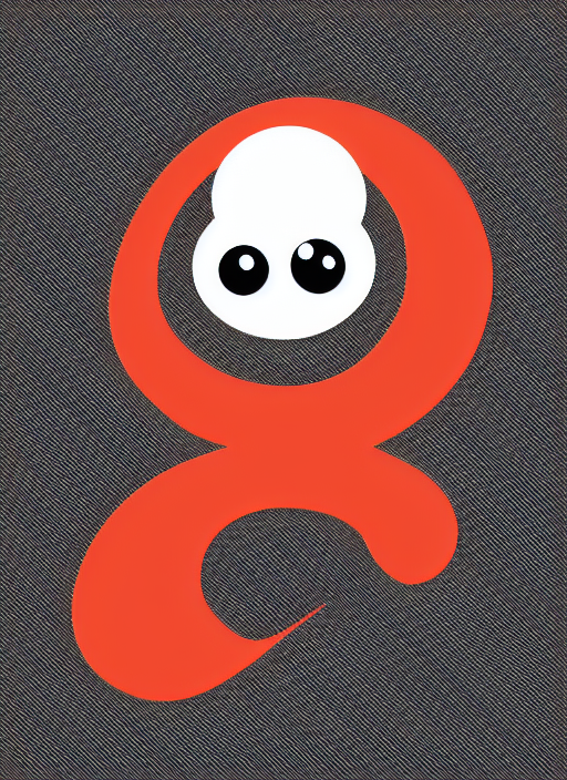 prompthunt: a cute worm, digital art, iconic icon, 2 d vector logo, cartoon