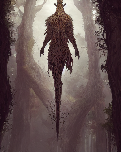 prompthunt Giraffe Shapeshifter Druid Mage, D&D, artstation, fantasy