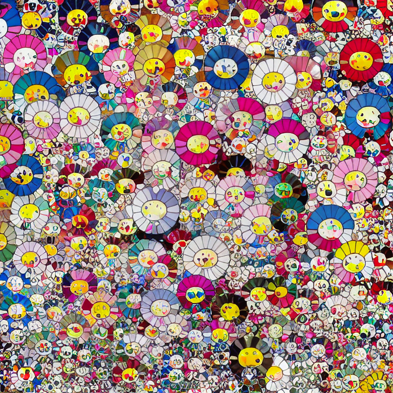 prompthunt: japanese fan pattern, tiny, small, miniature, short, cute and  adorable, pretty, takashi murakami, digital painting, highly detailed,  intricate, elegant, artstation, concept art, beautiful