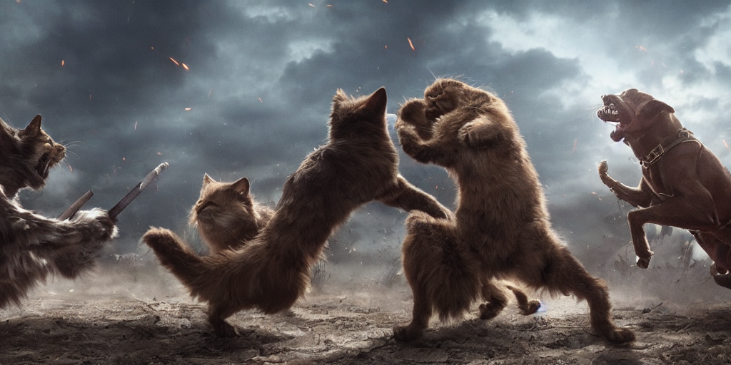 The Fundamentals Of Battle: Cats Versus Dogs : NPR
