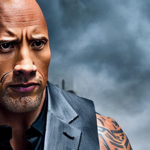 prompthunt: Dwayne Johnson in the last of us 2 4K quality super realistic