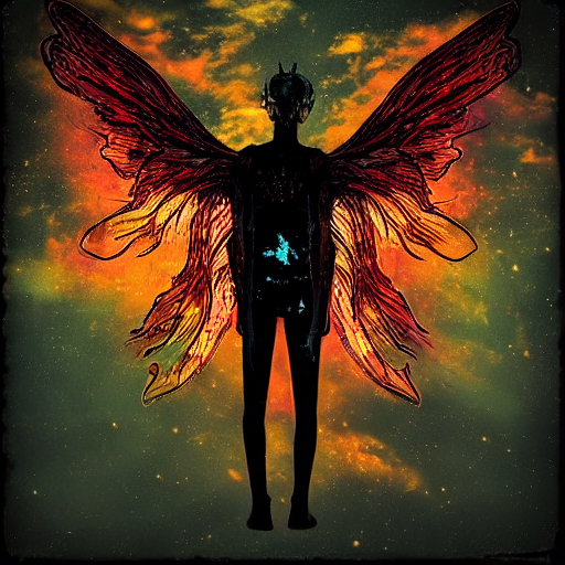 Shaded Angel / Demon Wings