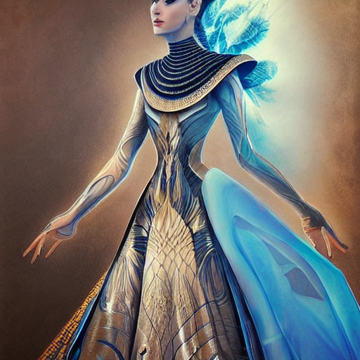 a beautiful arabian woman wearing a futuristic dress, Stable Diffusion