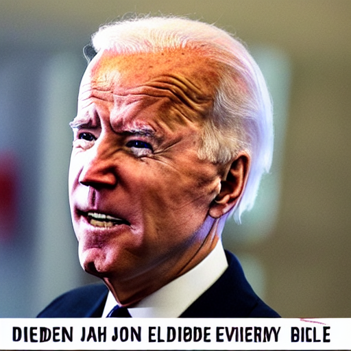 Evil Joe Biden Electricity Beam Eyes