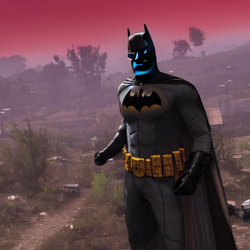 prompthunt: batman in red dead redemption 2