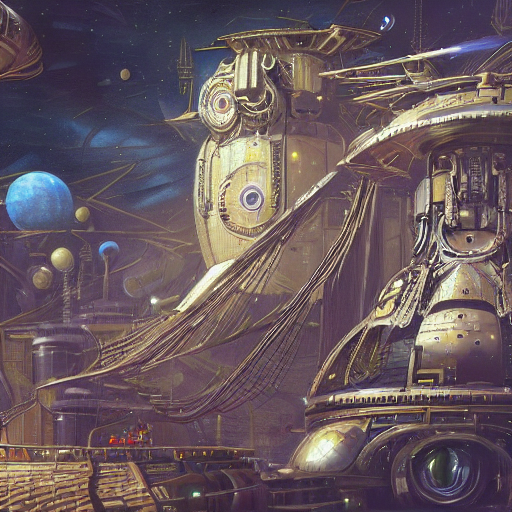 futuristic steam punk citadel in space, 1 9 2 0 ’ s colored pencil, highly detailed, highly accurate, abstract art, deep aesthetic, 8 k, highly ornate intricate details, cinematic lighting, rich colors, ray tracing, hyperrealistic, photorealistic, cinematic landscape, trending on artstation,