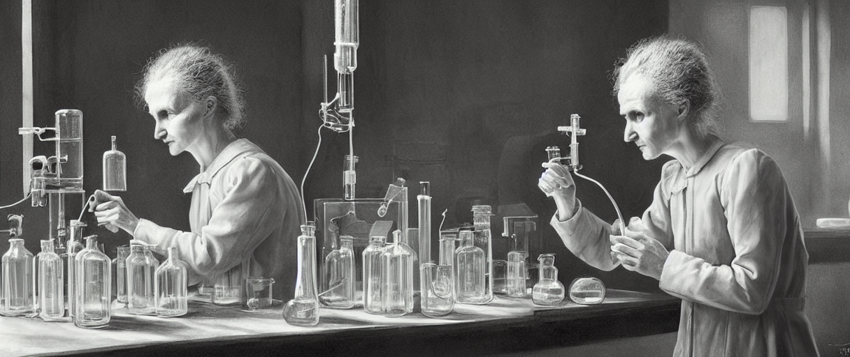 Marie Curie Radium Experiment