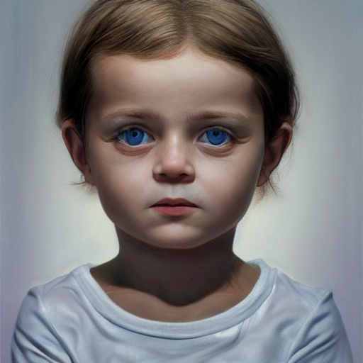 high quality, high detail, expressive portrait by gottfried helnwein, hd, the eyes are full of love, photorealistic lighting