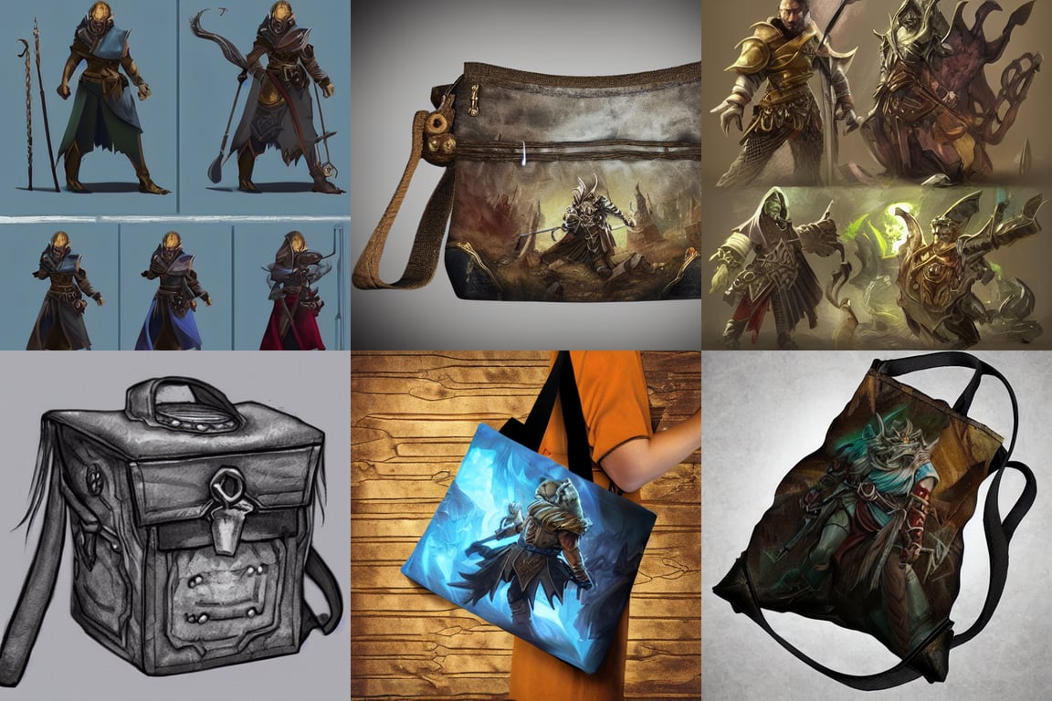 prompthunt dnd item fantasy concept art bag of holding