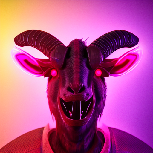 Evil Goat Face