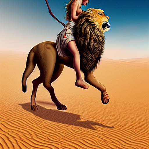 Lion Riding