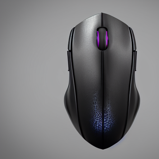 prompthunt: futuristic gaming mouse, black gray background, soft lighting,  3d octane render, concept
