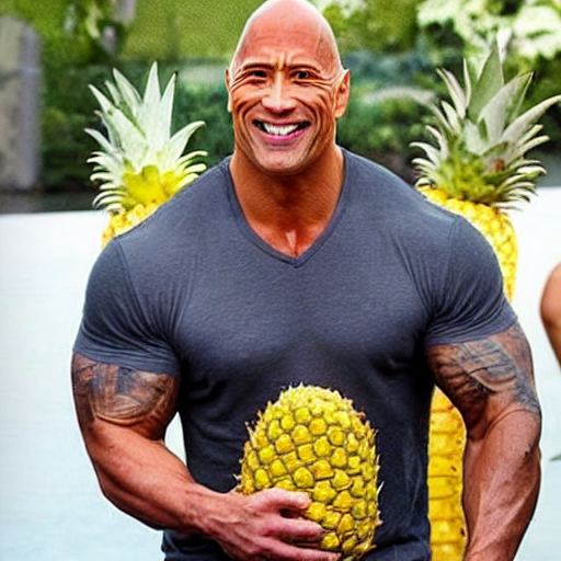 SI Wrestling on X: The secret to looking like The Rock? Pineapple