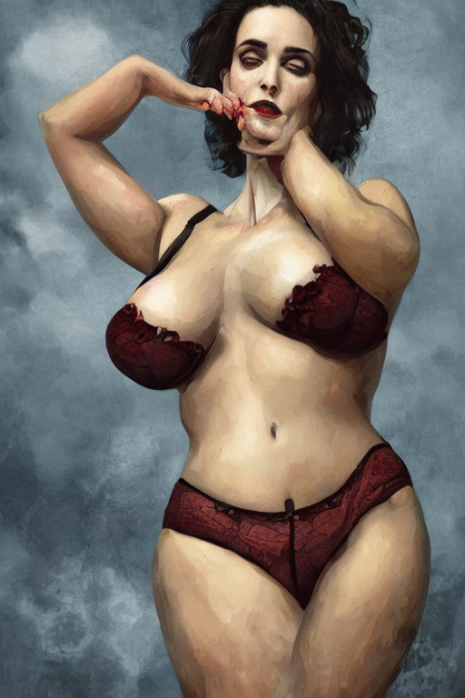 NSFW Sexy Hot Nude Female Full Figure Curvy Bbw Erotic Art Cute