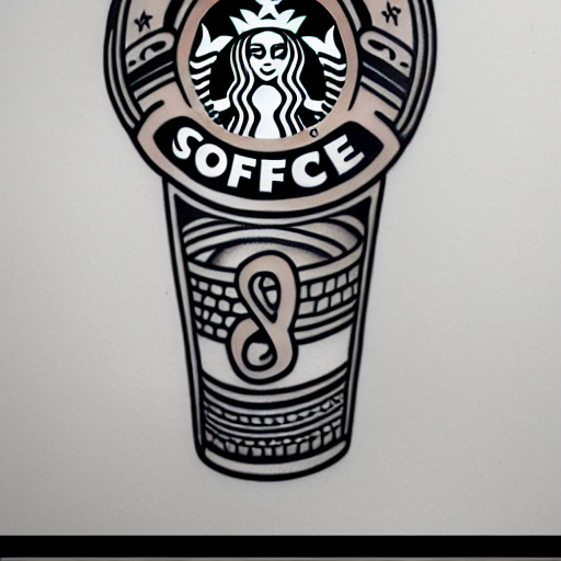 Starbuck Tattoo Stencil
