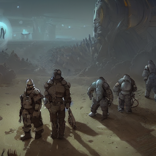 prompthunt Rimworld Concept Art YouTube thumbnail, by Cedric