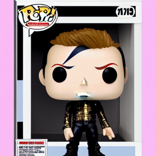 prompthunt: david funko - pop, product shot