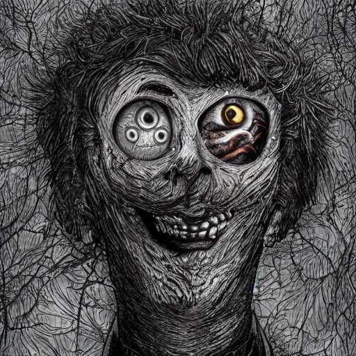 garfield  Horror art, Horror art draw, Creepy art