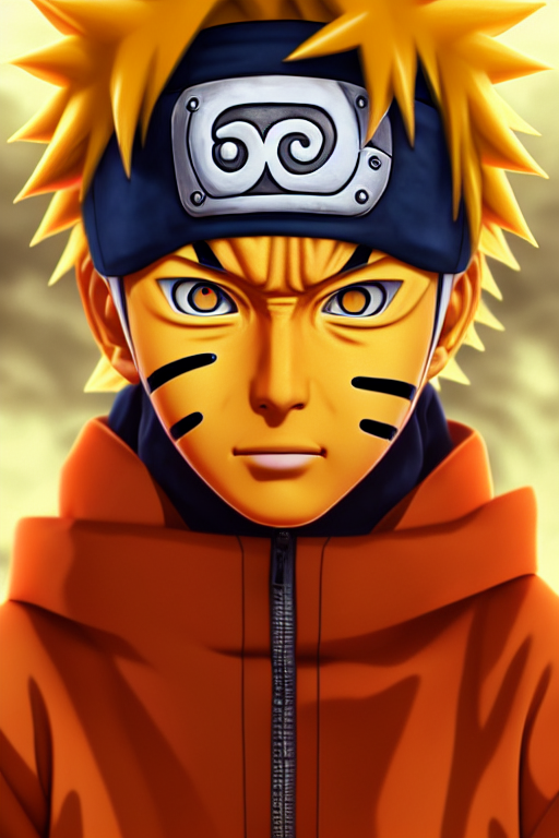 Naruto Uzumaki Manga Render