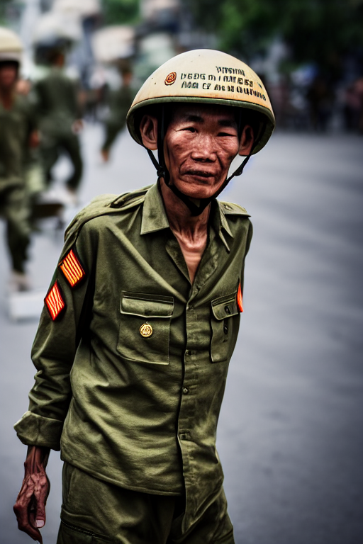 prompthunt: vietnam soldier with skateboard, pulitzer award, captured by  nikon d 8 5 0, 4 k, body features, face features, bokeh, by daniel  berehulak and adnan abidi