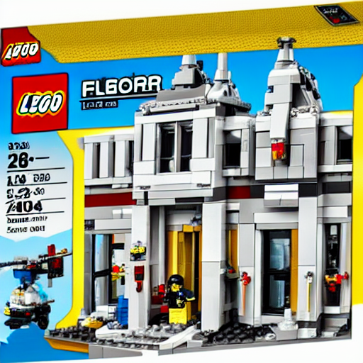 prompthunt: Mar-a-Lego FBI raid Lego set