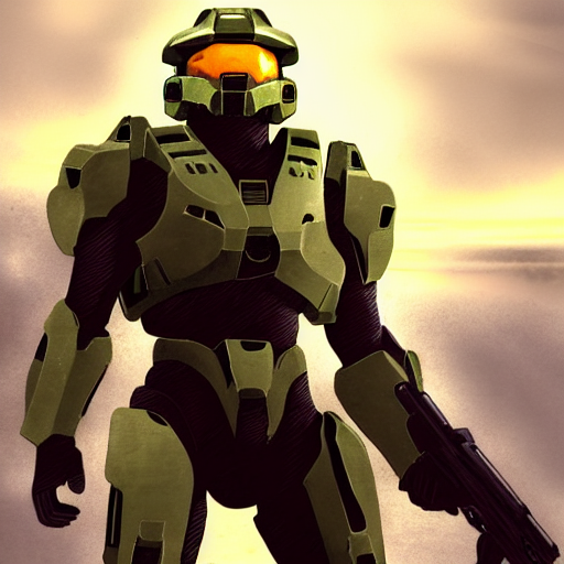 Halo 3 Master Chief Drawings