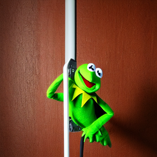 Realistic kermit the frog cheap puppet