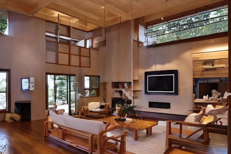 modern japanese living room