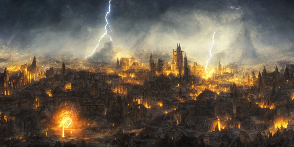 City Being Destroyed