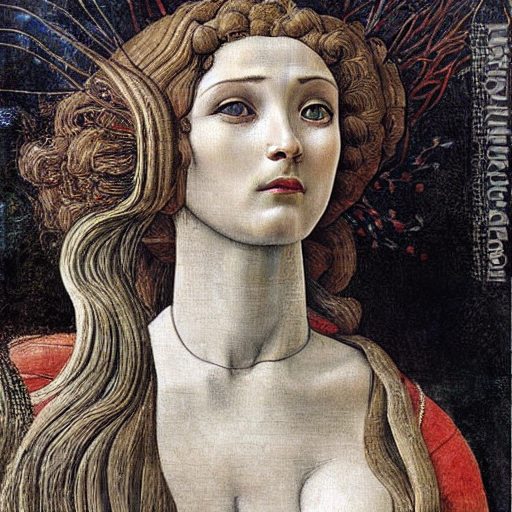 prompthunt: intricate, lonely woman in street, detailed, by sandro  botticelli, gaston bussiere, h. r. giger, masterpiece, sharp focus,