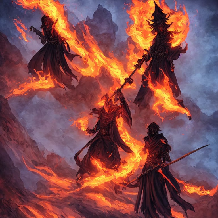 Fire Wizard Art
