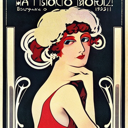 prompthunt: italian art nouveau - mario borgoni, poster for champagne