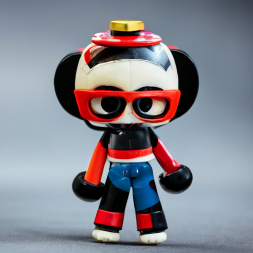 prompthunt: tilt shift utter collectible vinyl miniature toy tomorrow