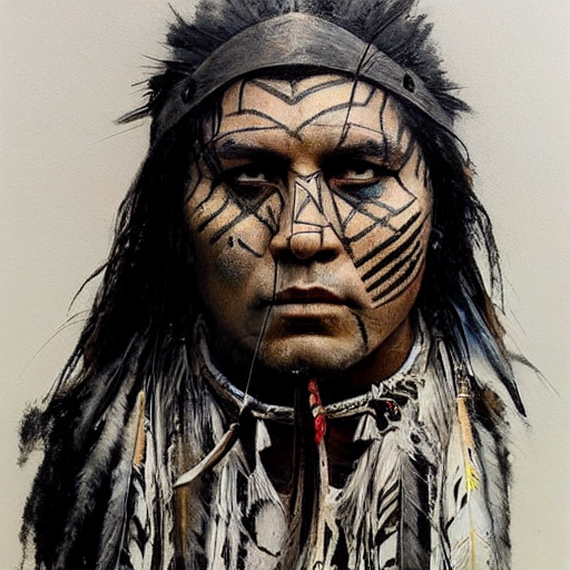 Native American War Paint