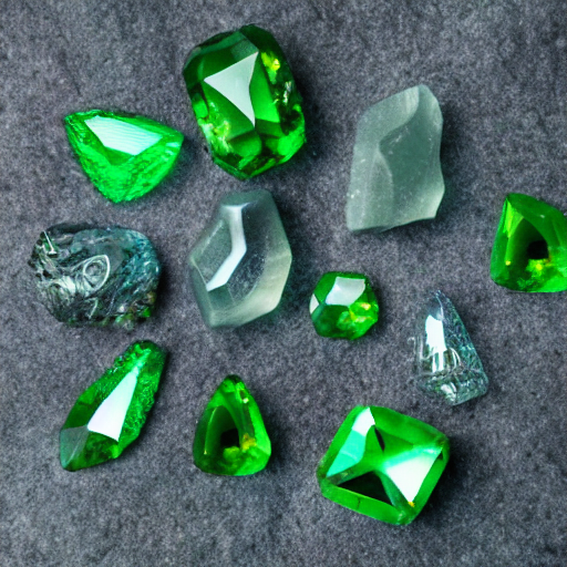 prompthunt: green crystal gem, cave crystals, neutral background