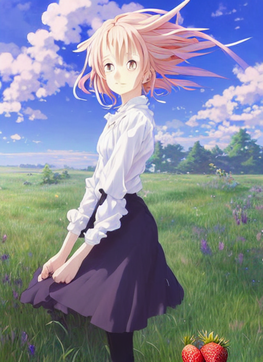Anime Guy Side View Sitting
