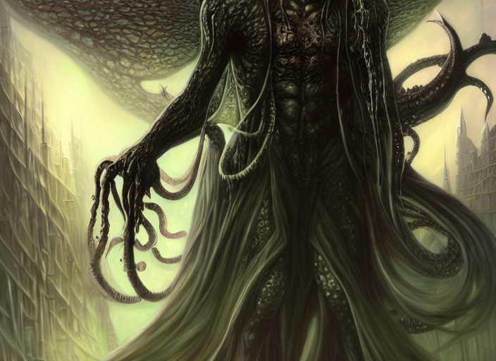 prompthunt: lovecraft biopunk portrait of sephiroth from final fantasy ...