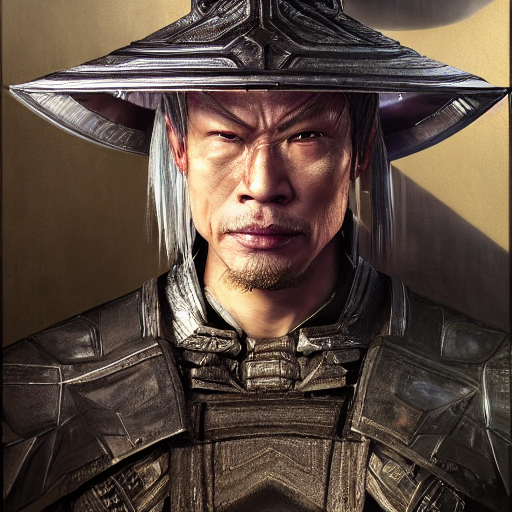 prompthunt highly detailed hybrid of raiden from mortal kombat