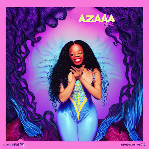 prompthunt azealia banks fantasea ii the second wave album cover
