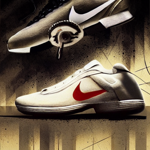 prompthunt: hitler!!!!!, advertises nike sneakers, hyperrealism, sharp  focus, 4 k resolution, ultra detailed, style of ron cobb, adolf hiremy -  hirschl, syd mead, ismail inceoglu, rene margitte