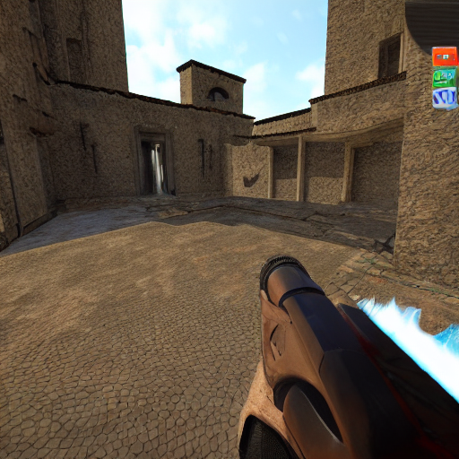 prompthunt: realistic picture of quake game, hyper realistic, crisp photo  quality, drab coloring