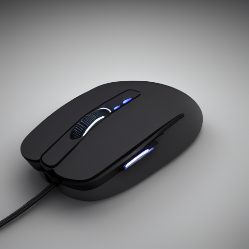 prompthunt: futuristic computer mouse, product design, sci-fi, studio  lighting, unreal engine 5, product concept