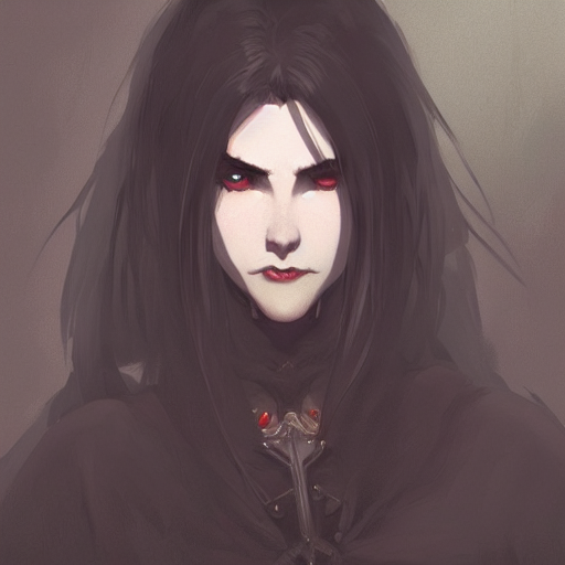 prompthunt: cute goth vampire girl, highly detailed, beautiful symmetrical  face, portrait, 16k resolution concept art