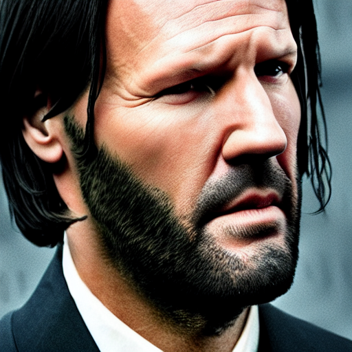 prompthunt Jason Statham as John Wick