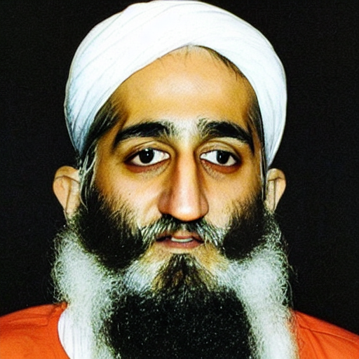 prompthunt osama bin laden without a beard