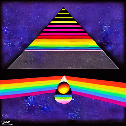 prompthunt pink floyd dark side of the moon, album cover, music 🎶