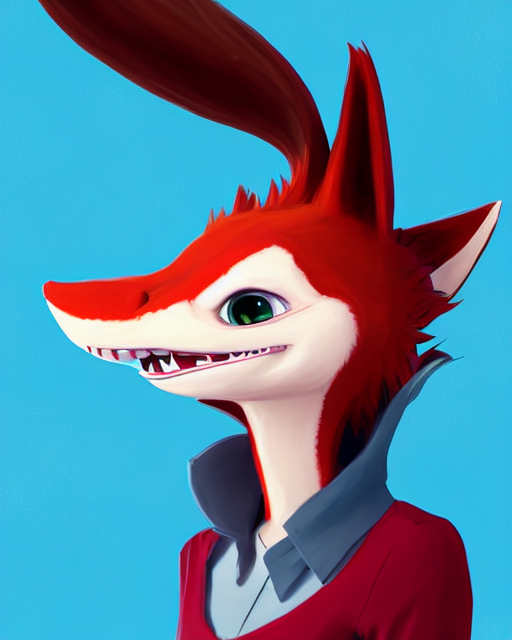 prompthunt: digital painting full body of anthromorphic scalie female ...