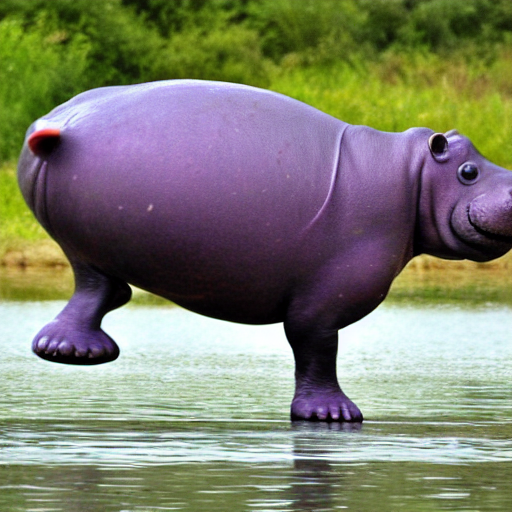 prompthunt a hippo dancing ballet